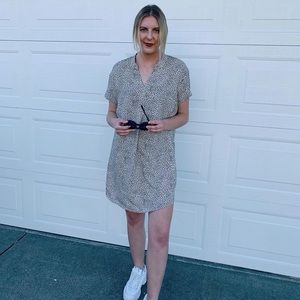 H&M Cheetah print T-shirt Dress